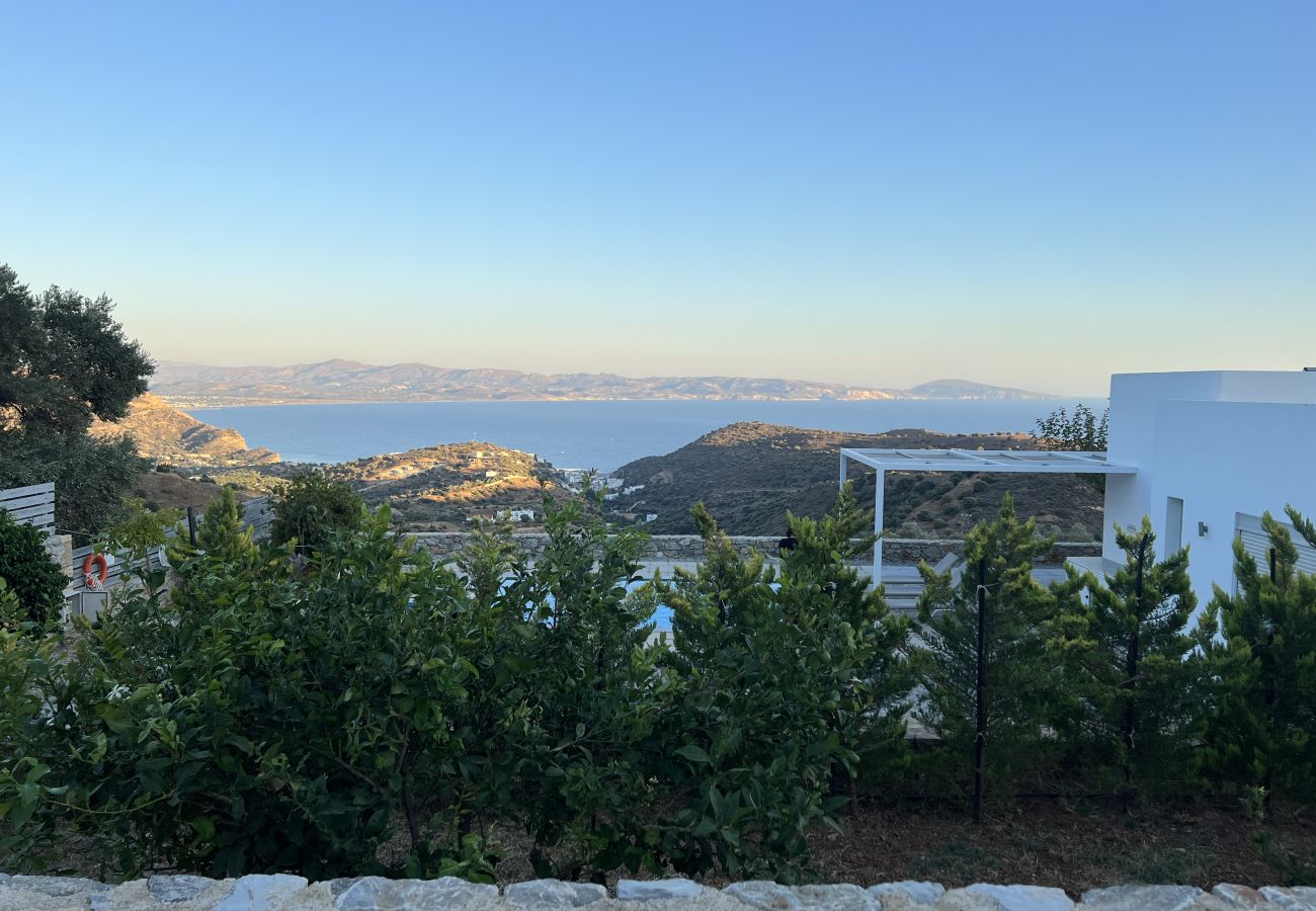 View from Evgoro Ouranos Villa, Agia Galini View from Evgoro Ouranos Villa, Agia Galini
