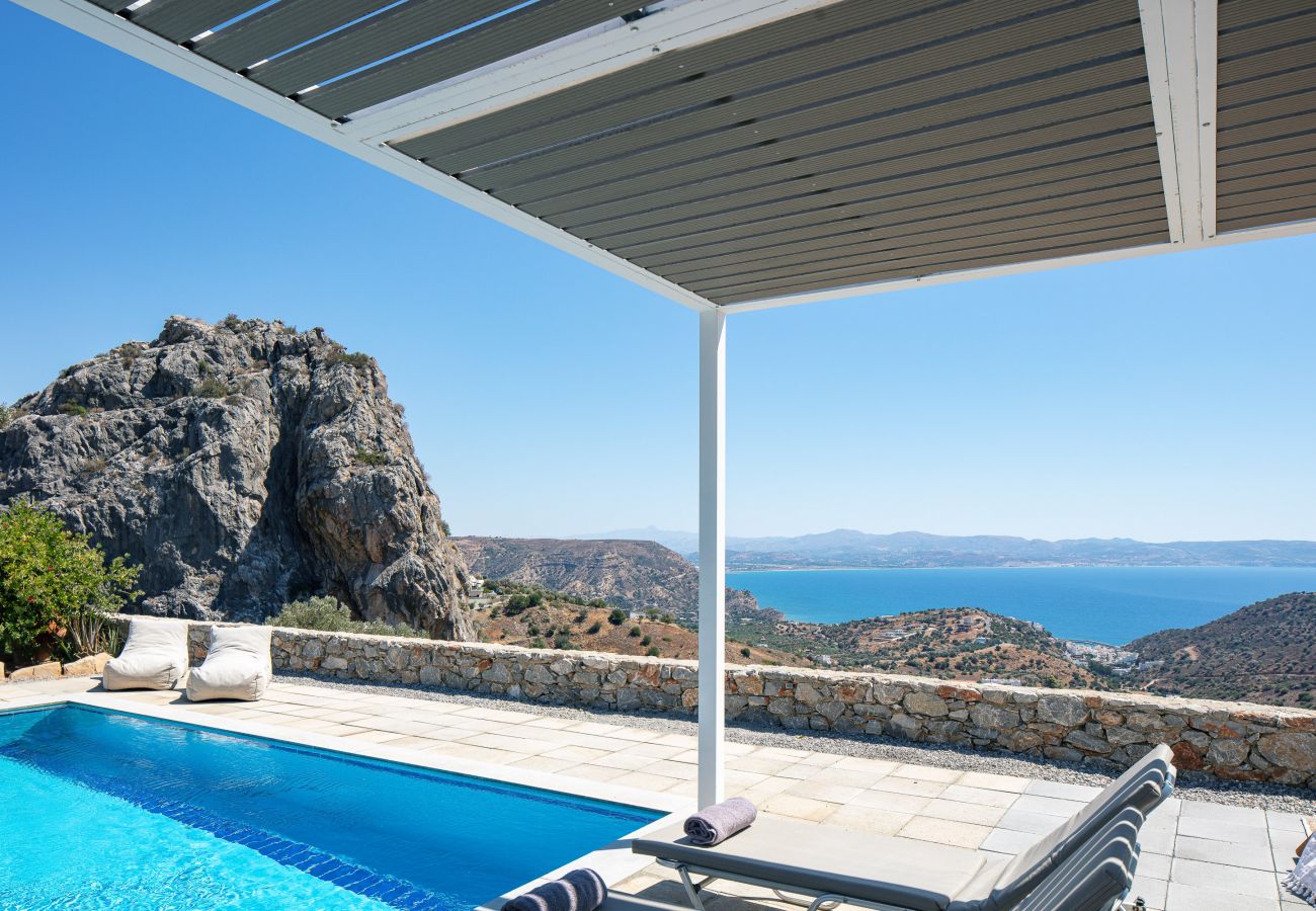 Evgoro Vrahos villa, the exterior, and view of the villa, Agia Galini Evgoro Vrahos villa, the exterior, and view of the villa, Agia Galini
