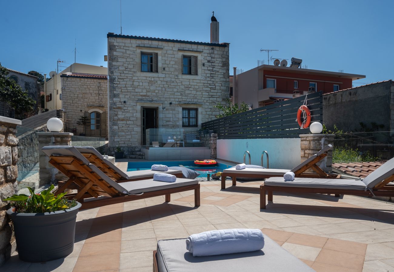 Renovated Villa, 12 persons, Kids pool, Picturesque village, Rethymno Renovated Villa, 12 persons, Kids pool, Picturesque village, Rethymno