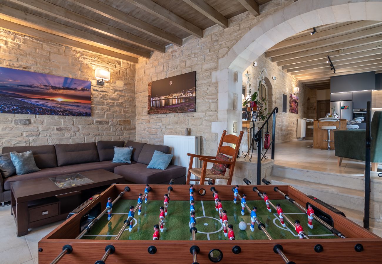 Renovated Villa, 12 persons, Kids pool, Picturesque village, Rethymno Renovated Villa, 12 persons, Kids pool, Picturesque village, Rethymno