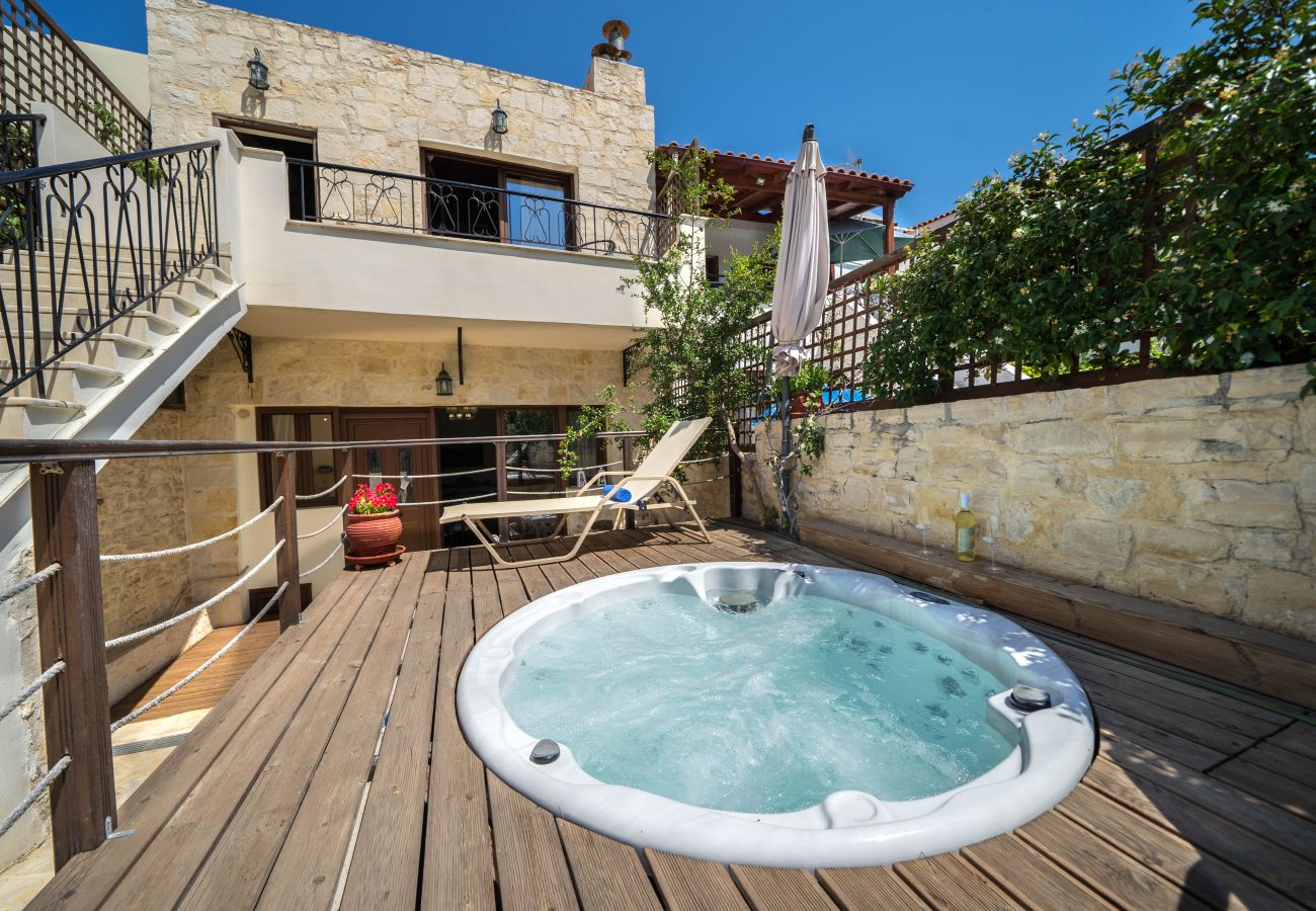 Archontariki Apartment 1, Panormo near the sea,Pool area Archontariki Apartment 1, Panormo near the sea,Pool area