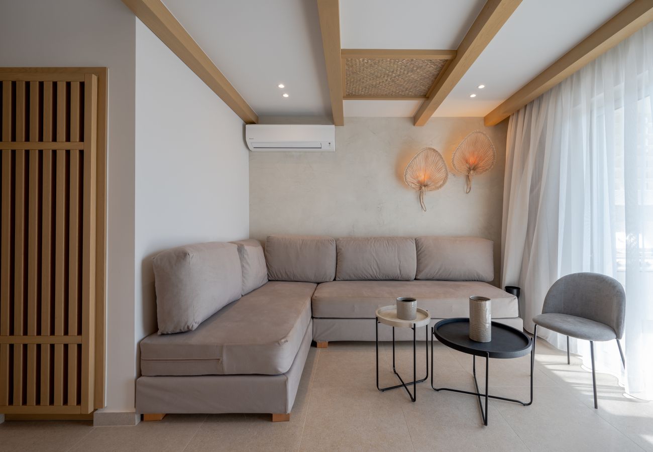 Corralia Villa 1:Plakias near the sea-Livingroom Corralia Villa 1:Plakias near the sea-Livingroom