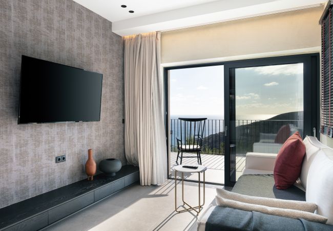 Metatulia 2, Plakias, Sea View, Livingroom area Metatulia 2, Plakias, Sea View, Livingroom area