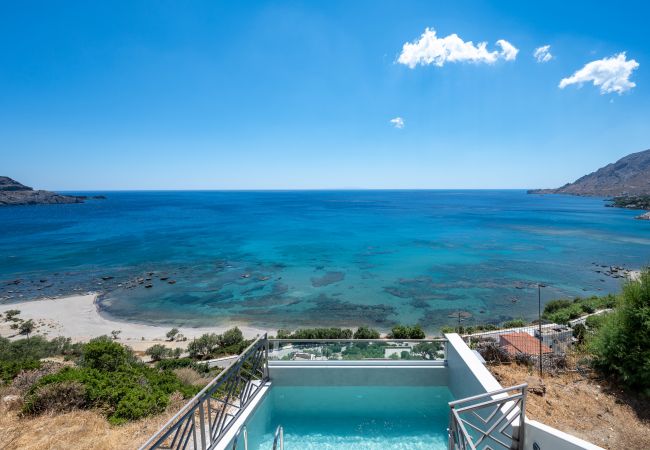 Unobstructed sea view,Private pool,Beach & amentities,Plakias,Crete