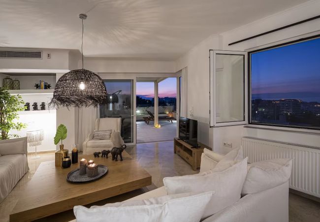 Ferienwohnung in Rethymno - Helen Luxury Holiday House With Sea View Ferienwohnung in Rethymno - Helen Luxury Holiday House With Sea View
