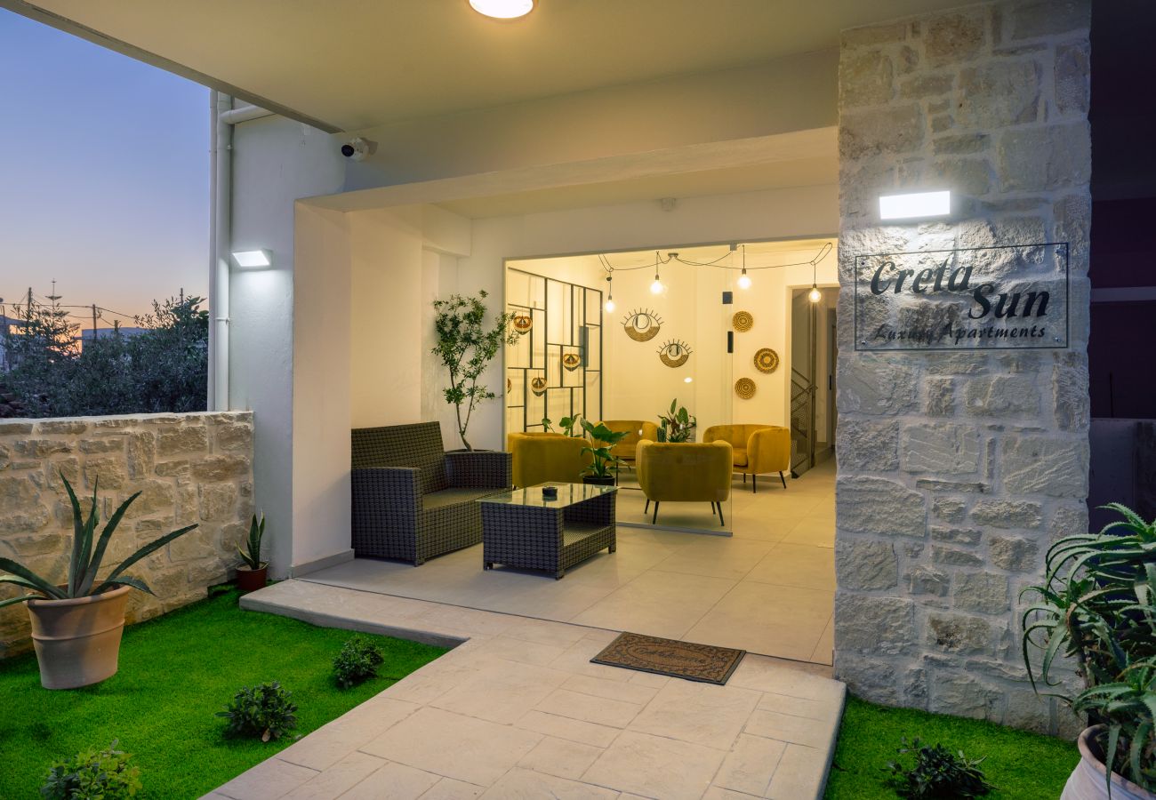 Creta Sun,104 Luxury Studio, Welcoming Lobby Creta Sun,104 Luxury Studio, Welcoming Lobby