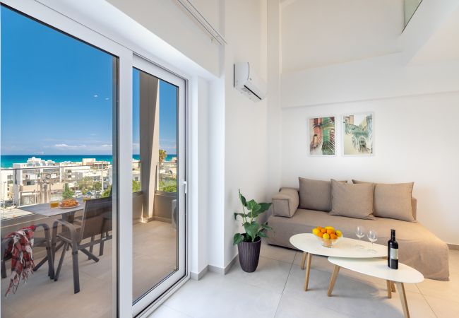 Ferienwohnung in Rethymno - Creta Sun, 204 Mezzanine Sea View Ferienwohnung in Rethymno - Creta Sun, 204 Mezzanine Sea View
