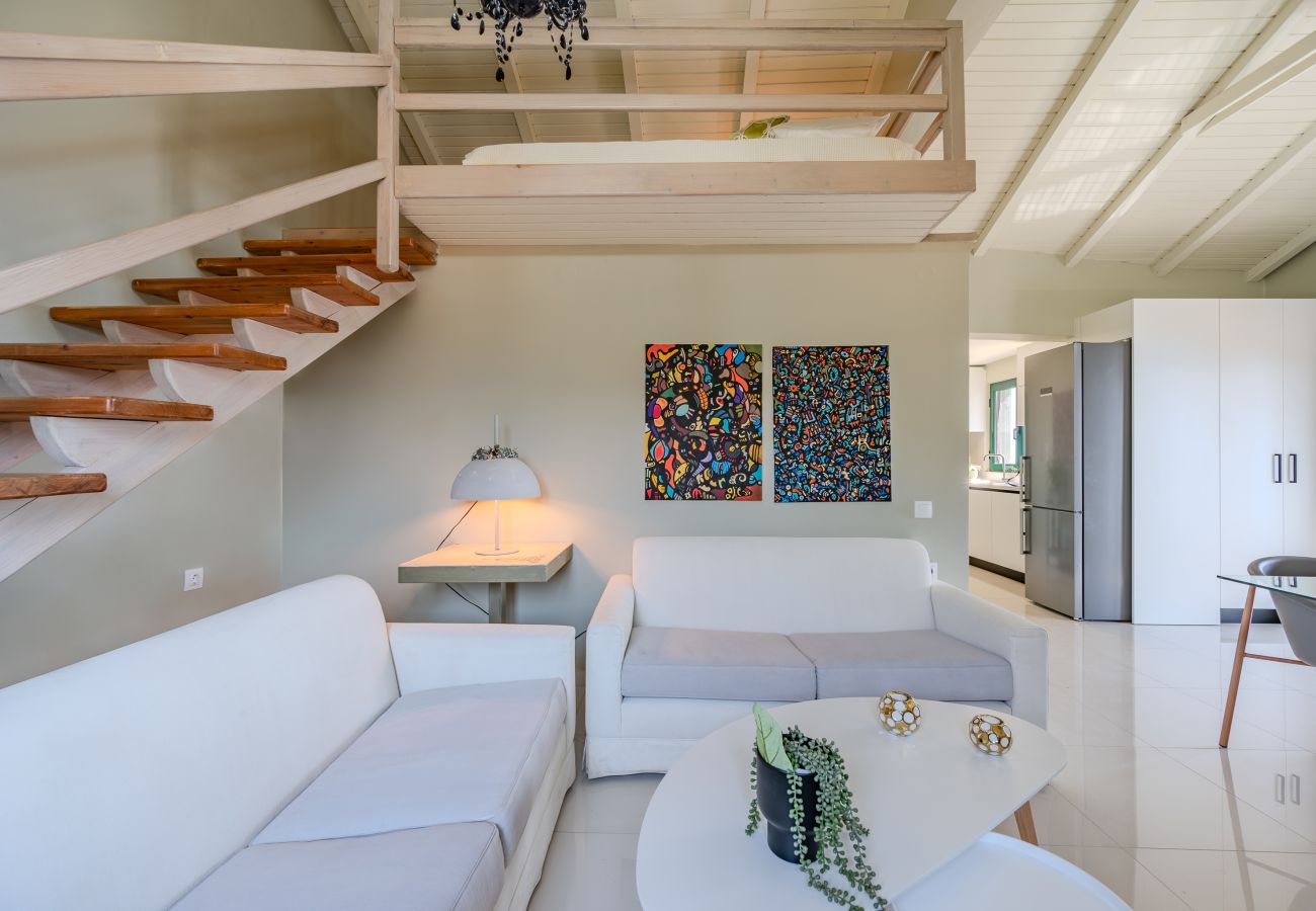 Gallery Apartment,near beach,shared pool, South Crete, Living room Gallery Apartment,near beach,shared pool, South Crete, Living room