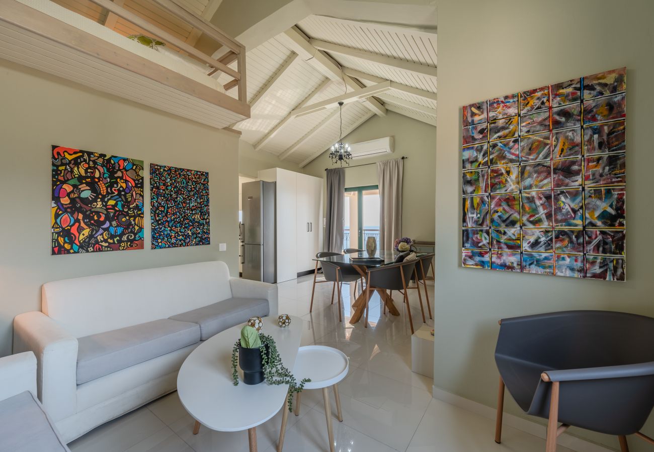 Gallery Apartment,near beach,shared pool, South Crete, Living room Gallery Apartment,near beach,shared pool, South Crete, Living room