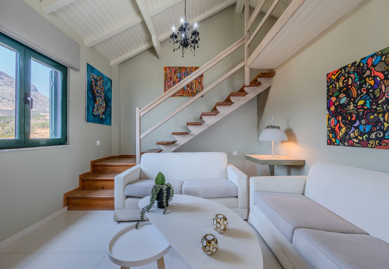 Gallery Apartment,near beach,shared pool, South Crete, Living room Gallery Apartment,near beach,shared pool, South Crete, Living room