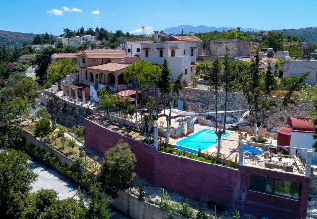 Amazing villa,13 persons,Almyrida,Chania,Main facade of the property Amazing villa,13 persons,Almyrida,Chania,Main facade of the property