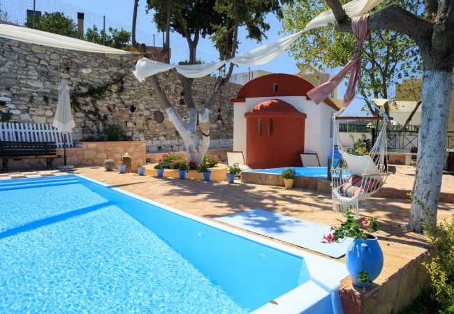 Amazing villa,13 persons,Almyrida,Chania,Small chapel located at the end of the garden Amazing villa,13 persons,Almyrida,Chania,Small chapel located at the end of the garden