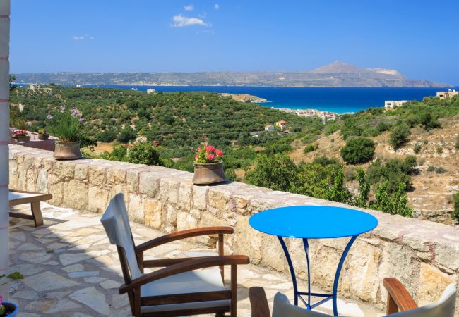 Amazing villa,13 persons,Almyrida,Chania,Beautiful view from the balcony Amazing villa,13 persons,Almyrida,Chania,Beautiful views from the balcony