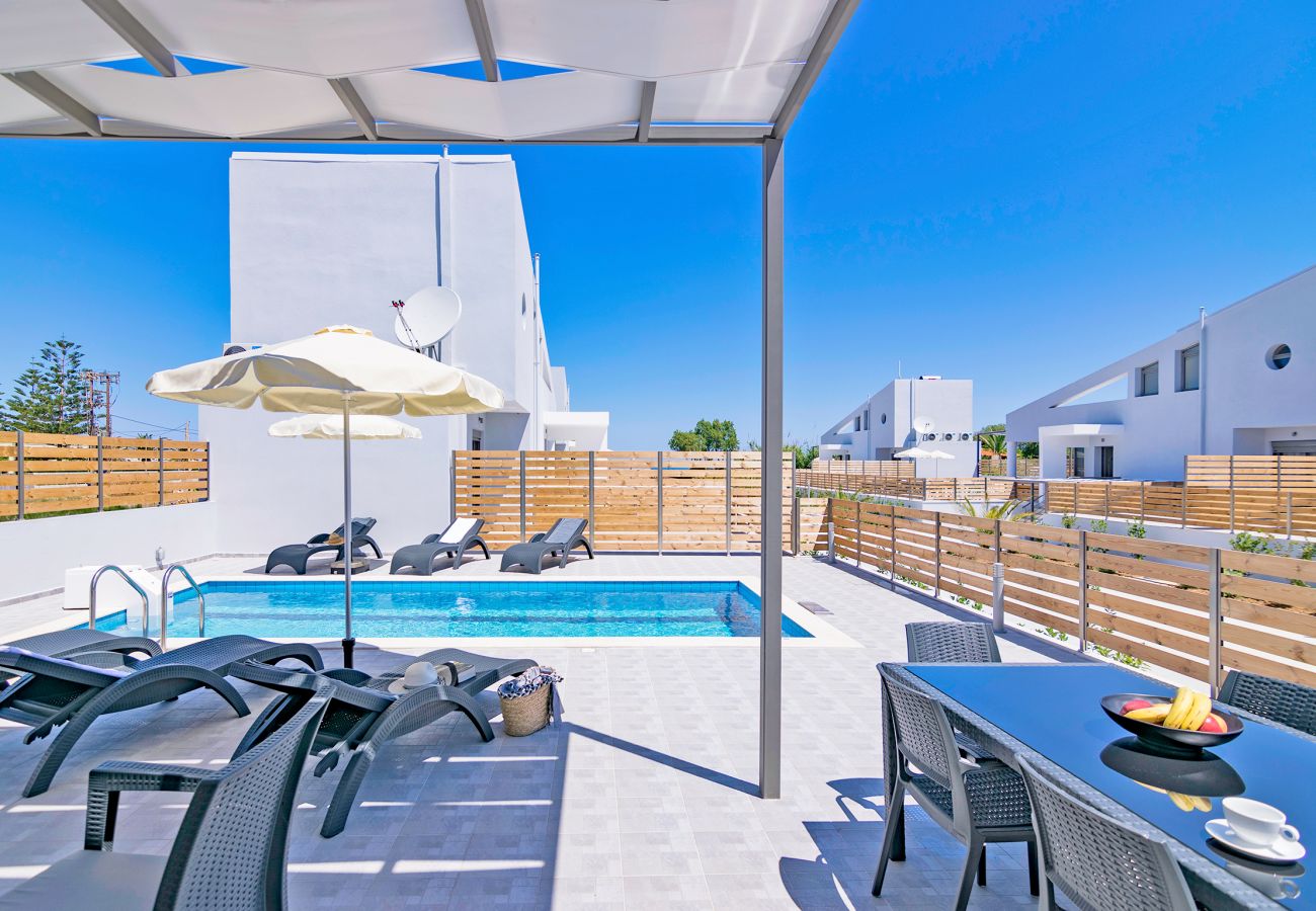 Blue oyster , beach villas, Rethymno Crete Blue oyster , beach villas, Rethymno Crete