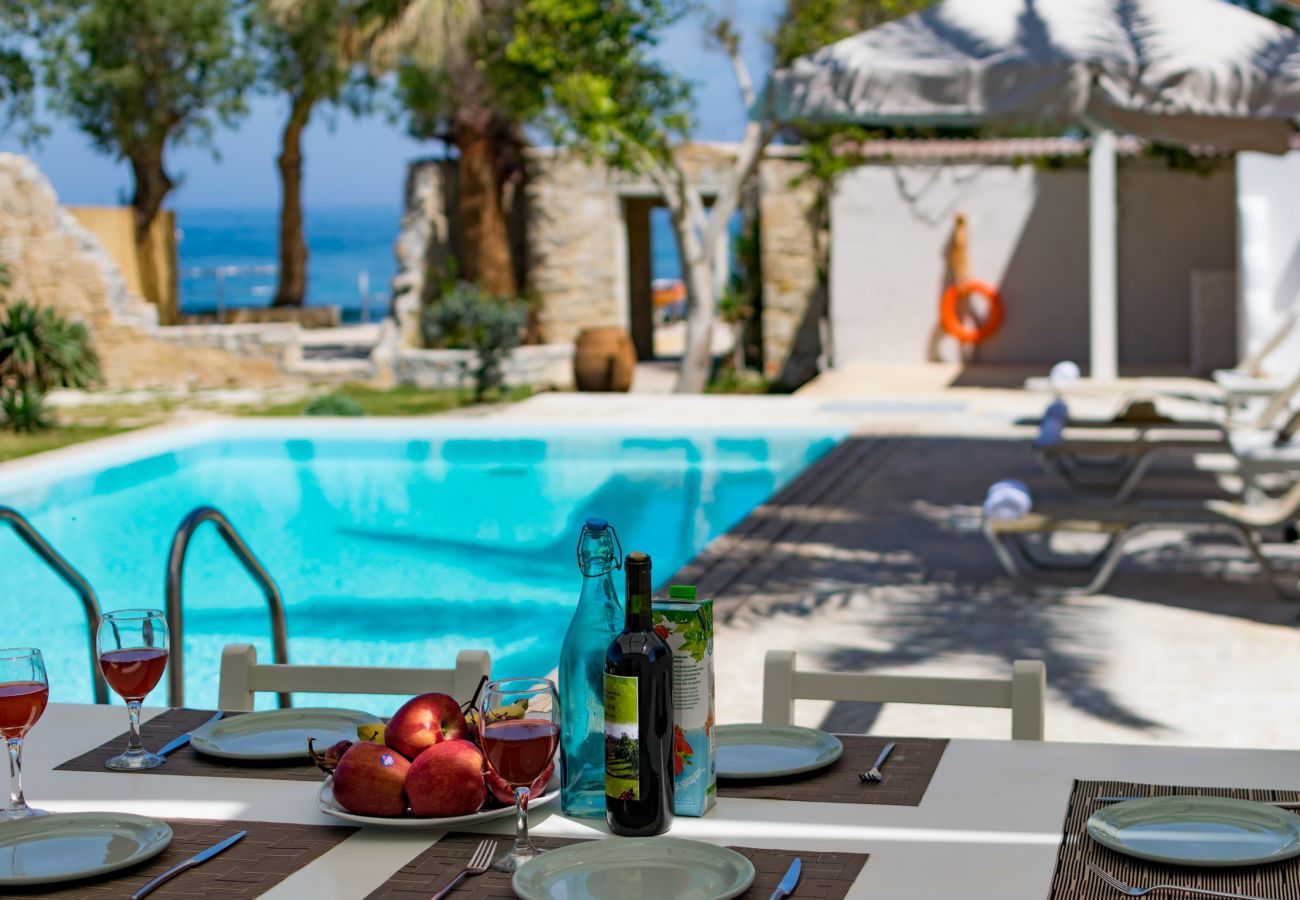 Swimming pool and exterior furniture,Sfakaki,Rethymno Swimming pool and exterior furniture