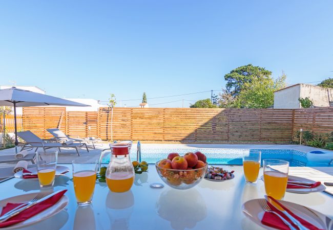 Brand new villa,Adele,Rethymno,Swimming pool area Brand new villa,Adele,Rethymno,Swimming pool area