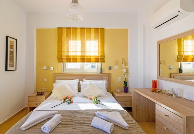 Brand new villa,Adele,Rethymno,Comfortable bedroom Brand new villa,Adele,Rethymno,Comfortable bedroom