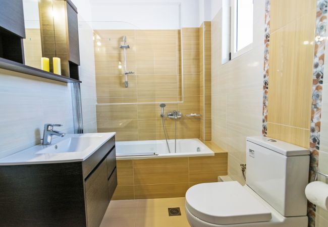 Brand new villa,Adele,Rethymno,Family bathroom Brand new villa,Adele,Rethymno,Family bathroom