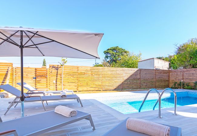 Brand new villa,Adele,Rethymno,Swimming pool and exterior furniture Brand new villa,Adele,Rethymno,Swimming pool and exterior furniture