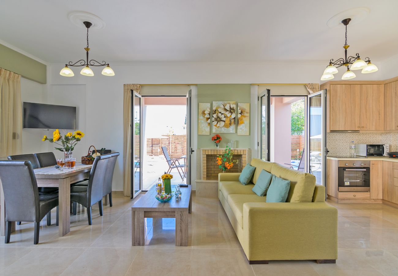 Brand new villa,Adele,Rethymno,Comfortable living area Brand new villa,Adele,Rethymno,Comfortable living area