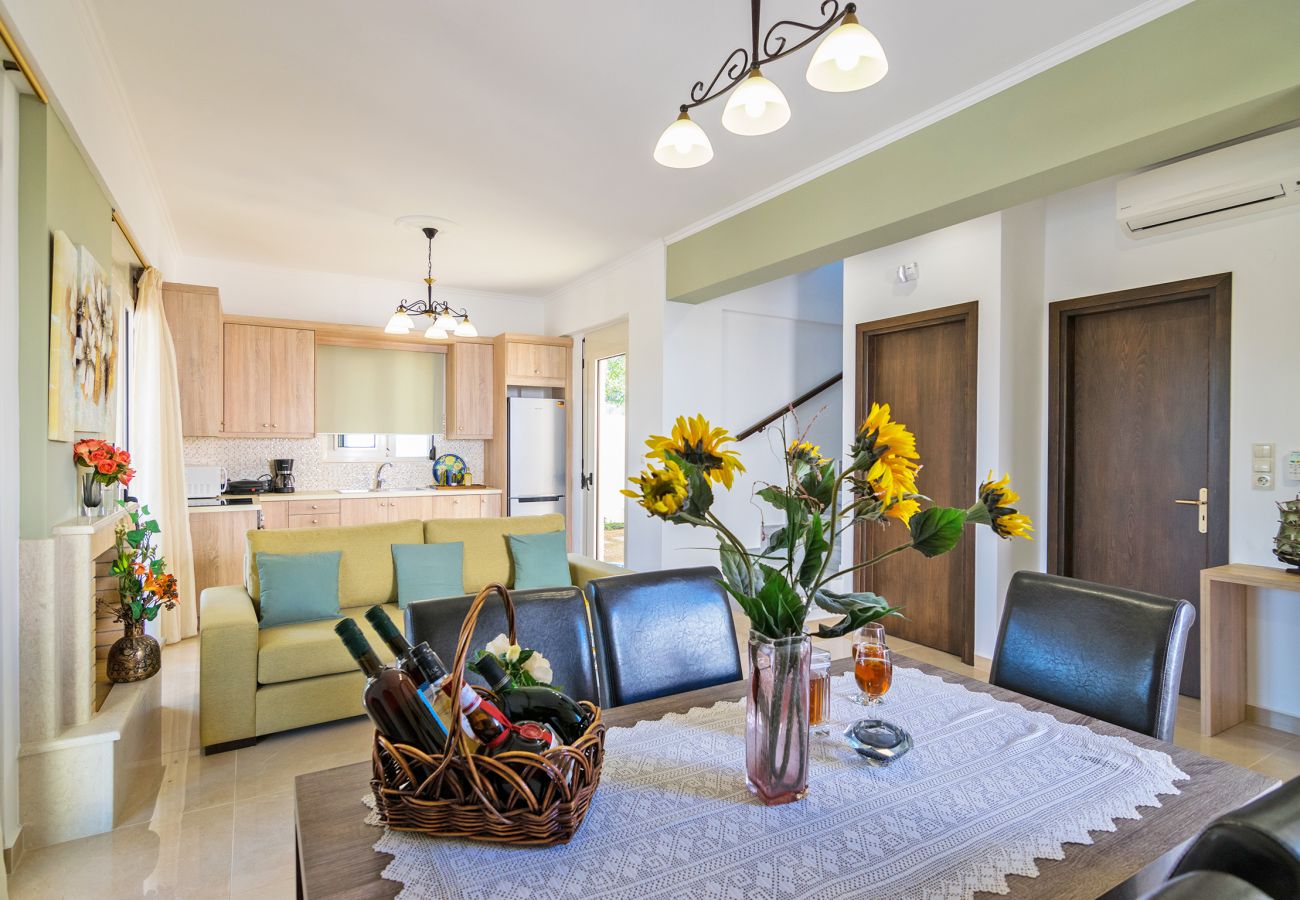 Brand new villa,Adele,Rethymno,Dining table Brand new villa,Adele,Rethymno,Dining table