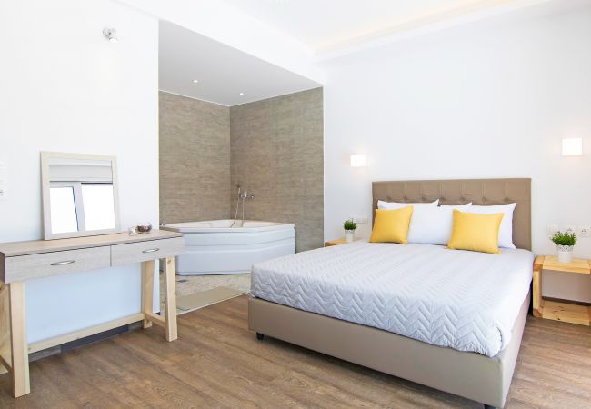 Comfortable bedroom in Kalostous villa, Agia Triada, Rethymno Comfortable bedroom in Kalostous villa, Agia Triada, Rethymno