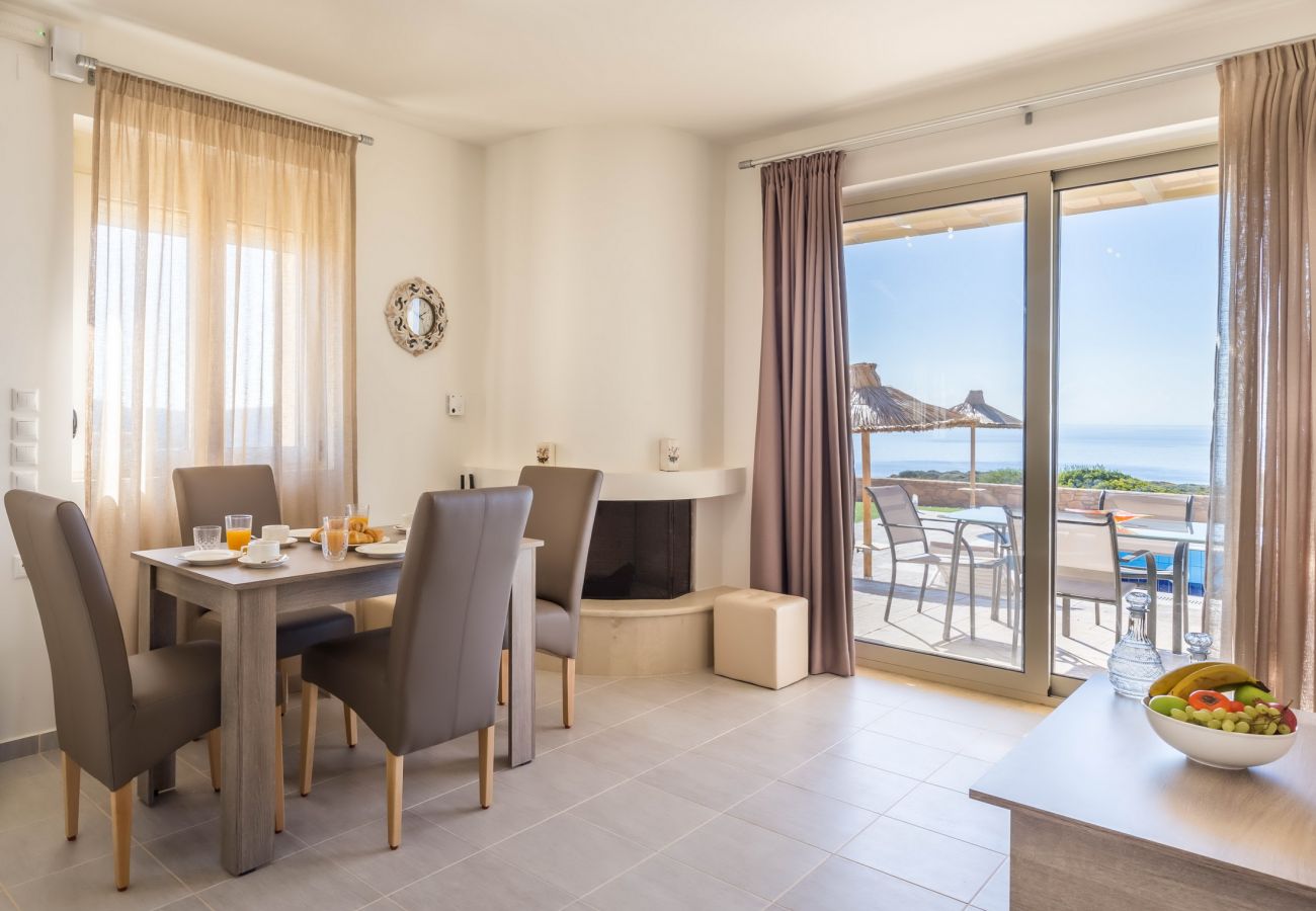 Villa with sea views,Triopetra,Rethymno,Comfortable dining area Villa with sea views,Triopetra,Rethymno,Comfortable dining area