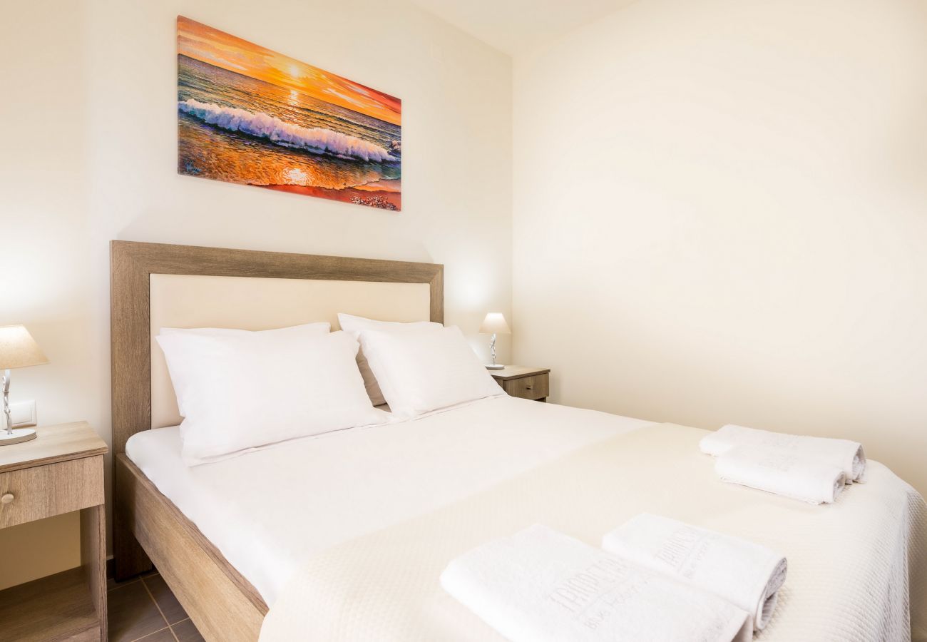 Villa with sea views,Triopetra,Rethymno,Double bed bedroom Villa with sea views,Triopetra,Rethymno,Double bed bedroom