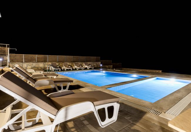 Swimming pool and exterior furniture,Triopetra,Rethymno Swimming pool and exterior furniture