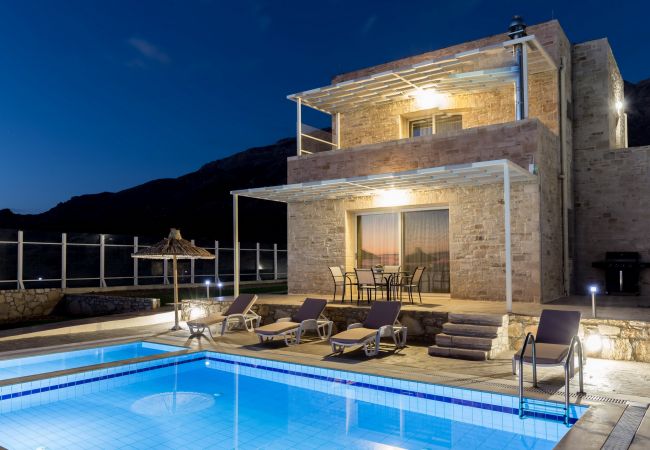 Swimming pool and exterior furniture,Triopetra,Rethymno Swimming pool and exterior furniture