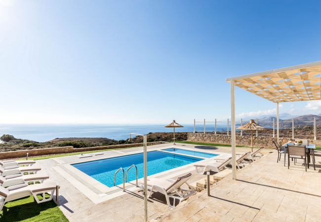 Swimming pool and shaded area,Triopetra,Rethymno Swimming pool and shaded area