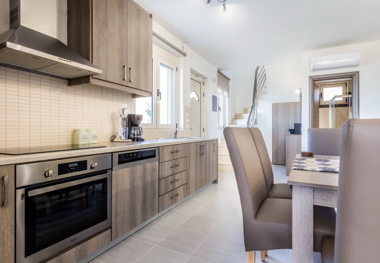 Open-plan fully equipped kitchen,Triopetra,Rethymno Open-plan fully equipped kitchen