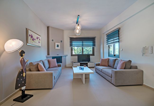 Fully-equipped living room,Prines,Rethymno Fully-equipped living room