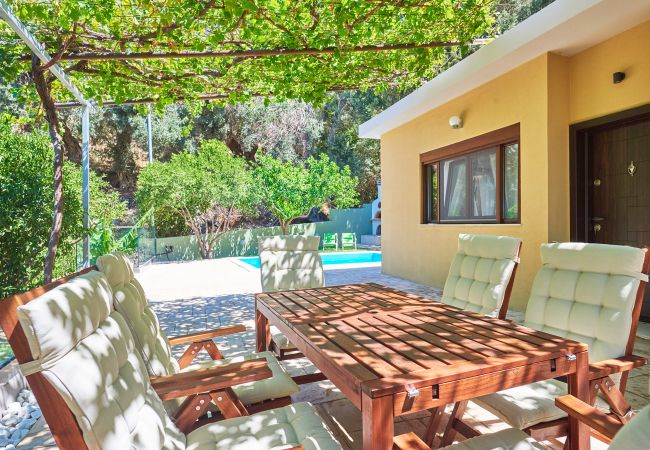Rethymno South Coast Villa,Rodakino,Terrace with exterior furniture Rethymno South Coast Villa,Rodakino,Terrace with exterior furniture