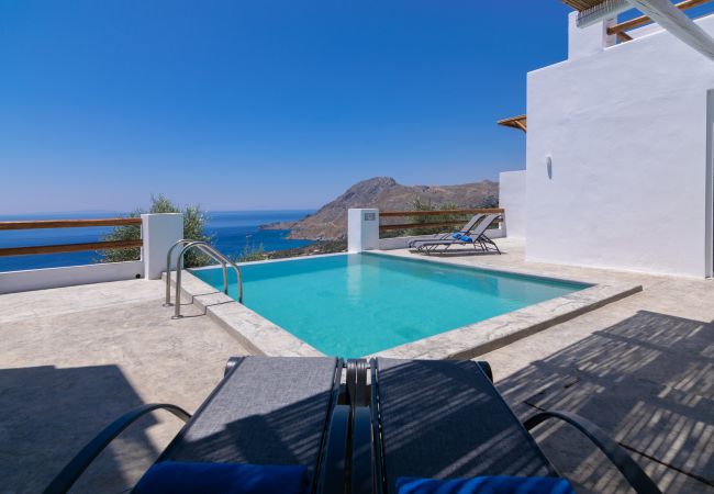 Incredible sea view, private pool, Plakias, Crete