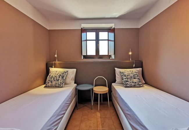Apartment for 6 guests,Pyrgos Dirou,Mani,Single beds bedroom Apartment for 6 guests,Pyrgos Dirou,Mani,Single beds bedroom