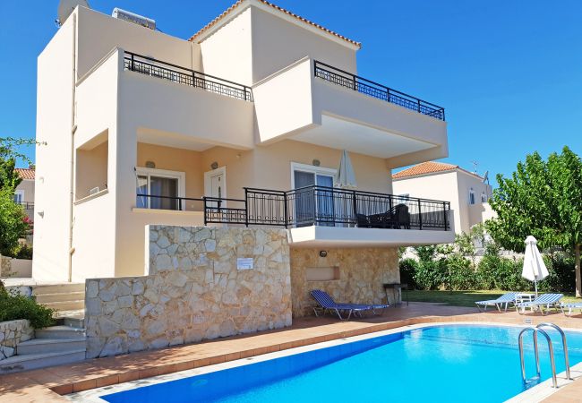 Villa in Walking distance to the beach, Near tavern, Chania, Crete Exterior view of the villa in Walking distance to the beach, Near tavern, Chania, Crete