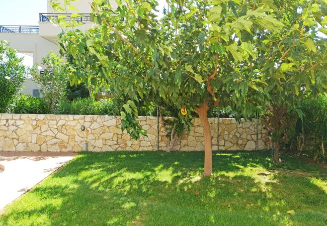 Villa in Walking distance to the beach, Near tavern, Chania, Crete Part of the garden of the villa in Walking distance to the beach, Near tavern, Chania, Crete