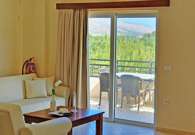 Villa in Walking distance to the beach, Near tavern, Chania, Crete Living area of the villa of the villa in Walking distance to the beach, Near tavern, Chania, Crete