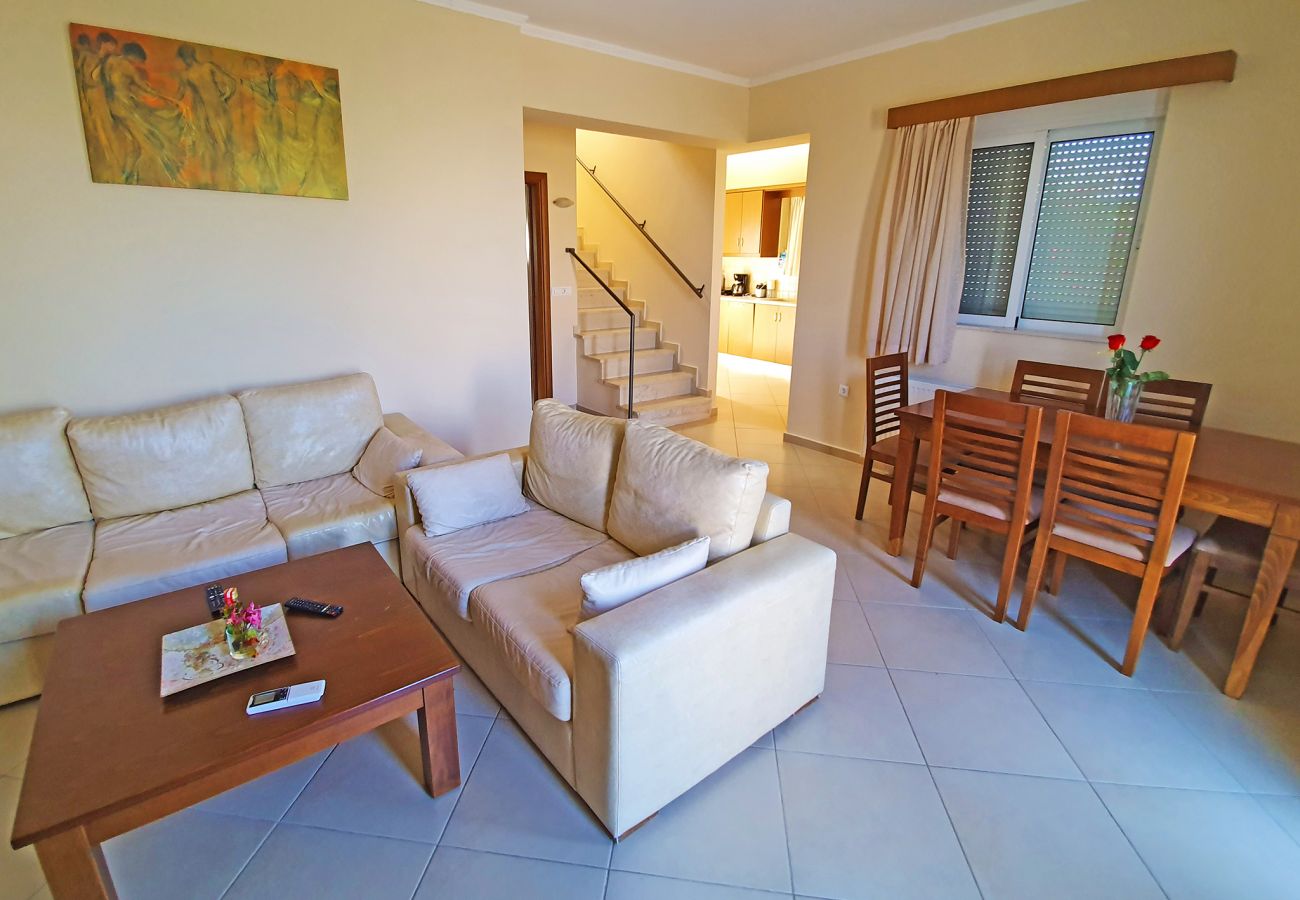 Villa in Walking distance to the beach, Near tavern, Chania, Crete Living area of the villa in Walking distance to the beach, Near tavern, Chania, Crete