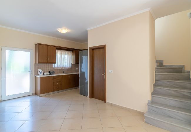 Villa in Walking distance to the beach, Near tavern, Chania, Crete Living area of the villa in Walking distance to the beach, Near tavern, Chania, Crete