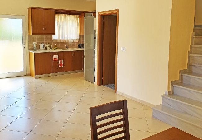 Villa in Walking distance to the beach, Near tavern, Chania, Crete Living area of the villa of the villa in Walking distance to the beach, Near tavern, Chania, Crete