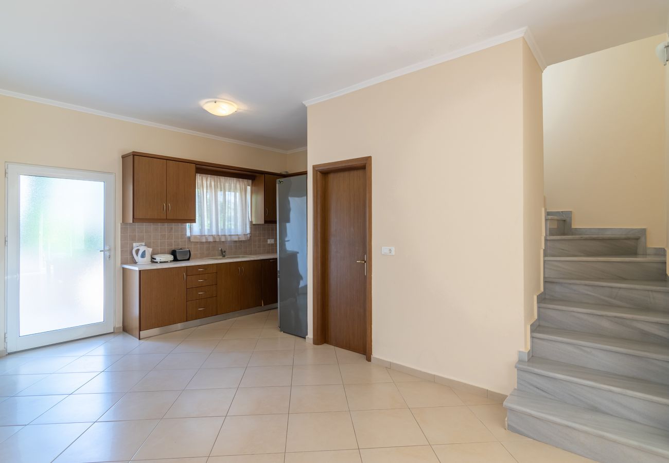 Villa in Walking distance to the beach, Near tavern, Chania, Crete Living area of the villa of the villa in Walking distance to the beach, Near tavern, Chania, Crete