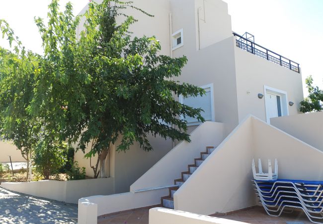 Villa in Walking distance to the beach, Near tavern, Chania, Crete Side view of the villa in Walking distance to the beach, Near tavern, Chania, Crete
