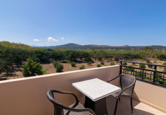 Villa in Walking distance to the beach, Near tavern, Chania, Crete Balcony view of the villa in Walking distance to the beach, Near tavern, Chania, Crete