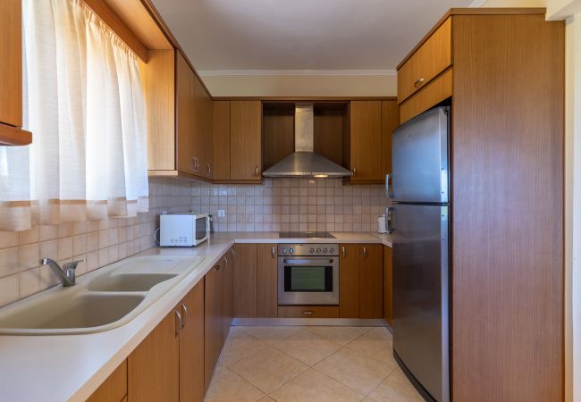 Villa in Walking distance to the beach, Near tavern, Chania, Crete Modern fully equipped kitchen of the villa in Walking distance to the beach, Near tavern, Chania, Crete