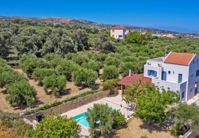 Great Villa for 8 persons,Pigi,Rethymno,Crete