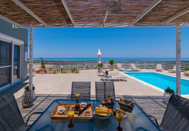 Modern villa,Great sea views,private pool, Agia Triada,Rethymno,Crete Modern villa,Great sea views,private pool, Agia Triada,Rethymno,Crete