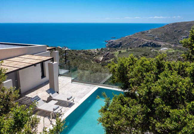 Metatulia 2, Plakias, Sea View, Aerial View of the swimming pool