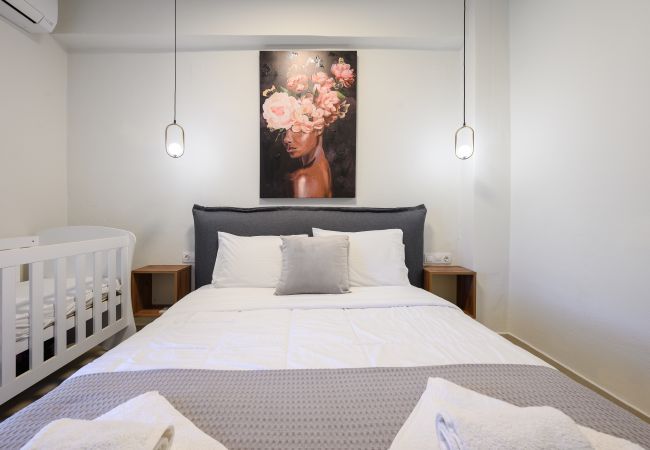 Cozy Double bed Bedroom, Travel Cot, Stone Built Villa Cozy Double bed Bedroom, Travel Cot, Stone Built Villa